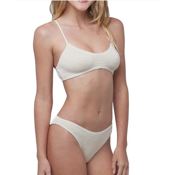 Love and Bikinis Maldives Top and Cheeky Bottoms Macadamia - Picture 1 of 9